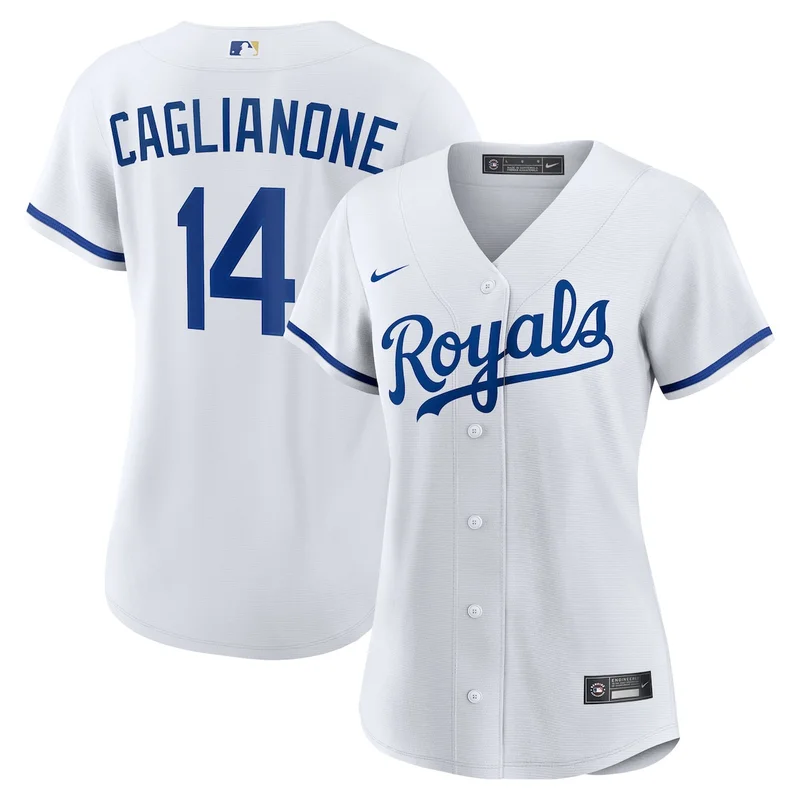 Kansas City Royals Light Blue Alternate Team Logo Jersey - Image 5