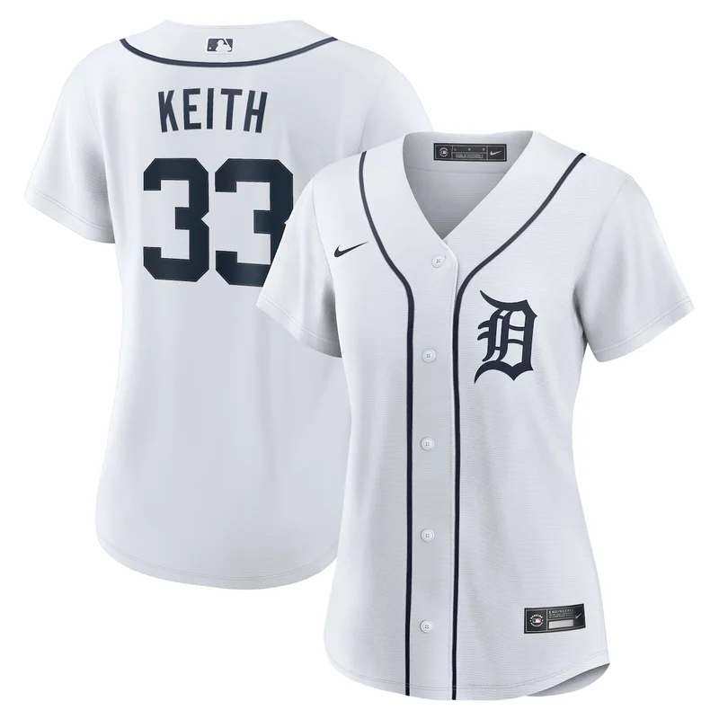 Detroit Tigers Matt Vierling White Home Jersey - Image 2