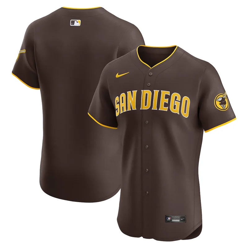 San Diego Padres Brown Alternate Elite Jersey