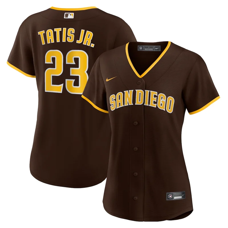San Diego Padres Brown Alternate Elite Jersey - Image 3