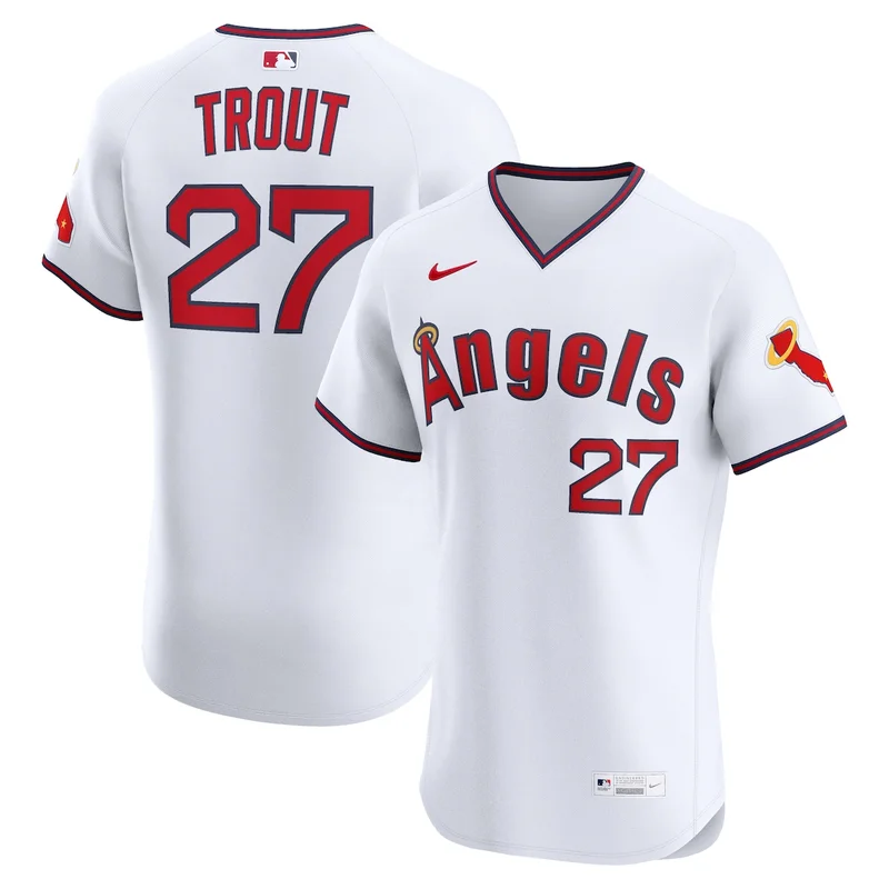 Los Angeles Angels White Home 2025 Jackie Robinson Day Jersey - Image 3