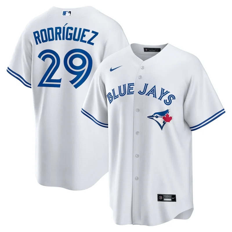 Toronto Blue Jays Yariel Rodriguez White Home Jersey
