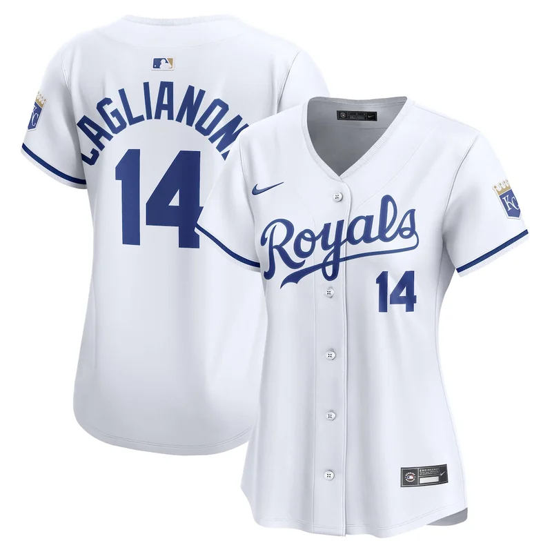 Kansas City Royals White #1 Dad Home Jersey - Image 5