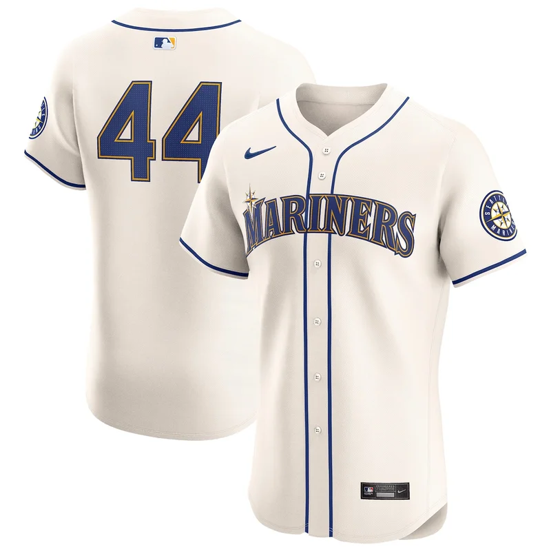Seattle Mariners Julio Rodriguez Cream Alternate Elite Player Jersey