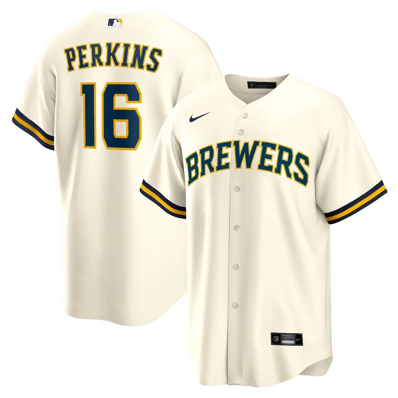 Milwaukee Brewers Powder Blue City Connect Team Jersey - Image 5