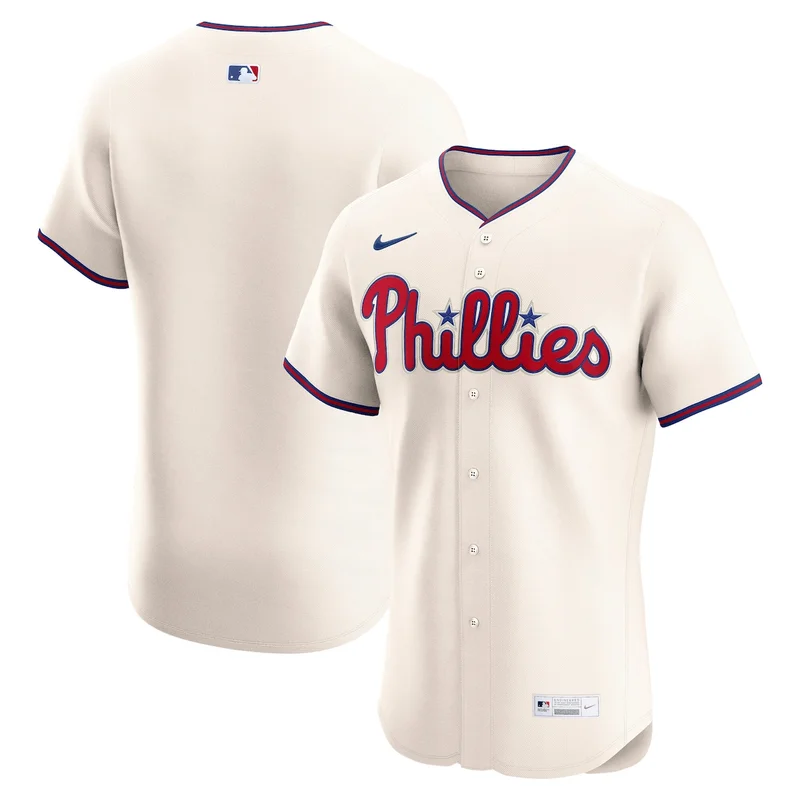 Philadelphia Phillies Trea Turner White Home Player Jersey - Image 3