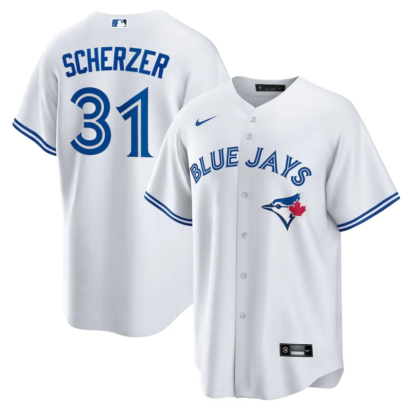 Toronto Blue Jays Yariel Rodriguez White Home Jersey - Image 2