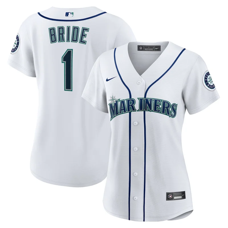 Seattle Mariners Julio Rodriguez Cream Alternate Elite Player Jersey - Image 3