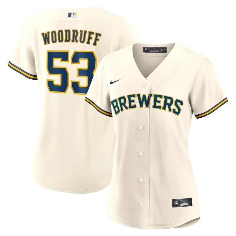 Milwaukee Brewers Christian Yelich White Alternate Alternate Elite Player Jersey - Image 4