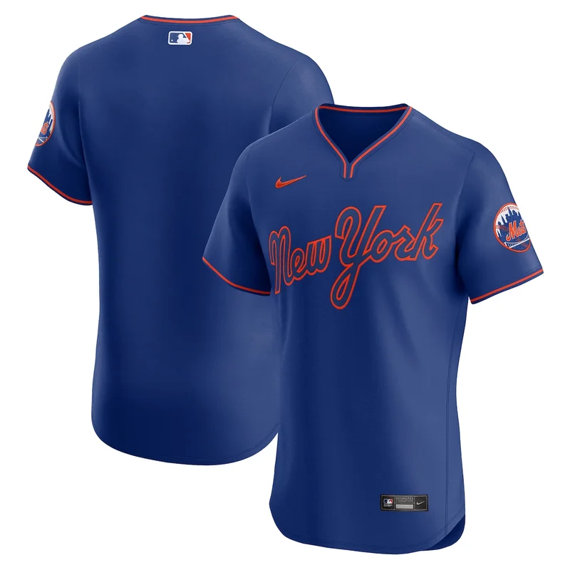 New York Mets Francisco Lindor Royal Big & Tall Alternate Player Jersey - Image 2