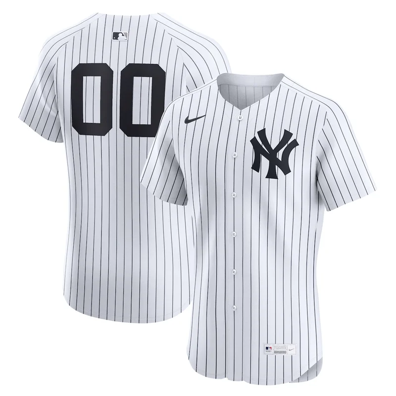 New York Yankees White  Home Elite Pick-A-Player Retired Roster Jersey