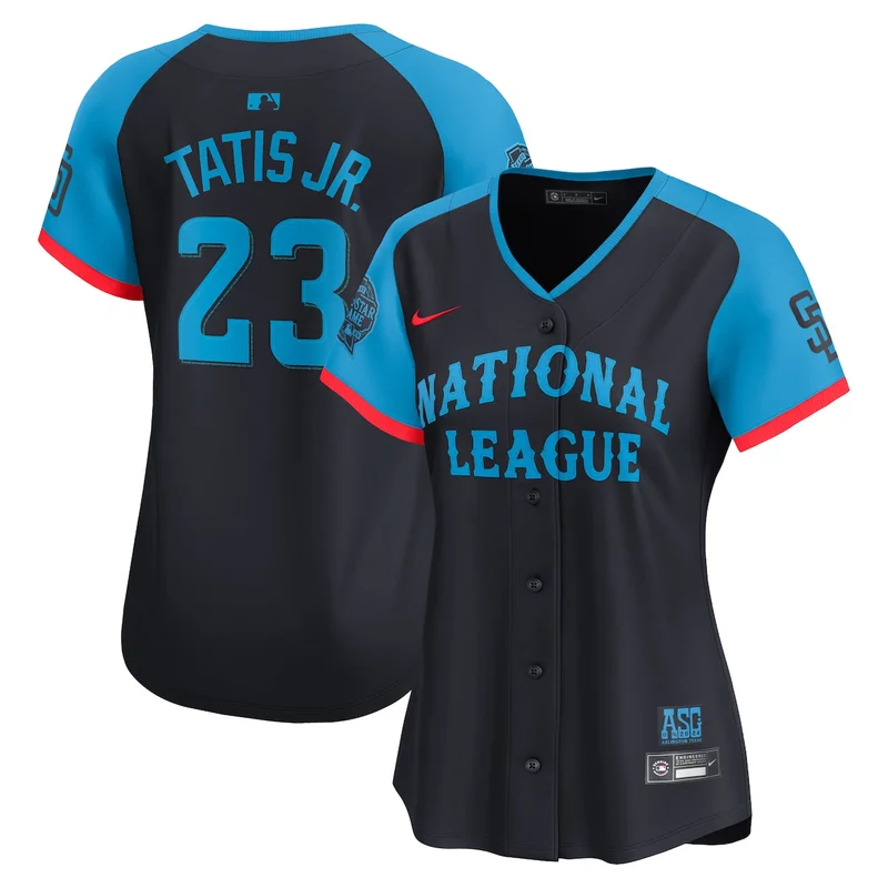 National League Jurickson Profar Navy 2024 MLB All-Star Game Limited Player Jersey - Image 3