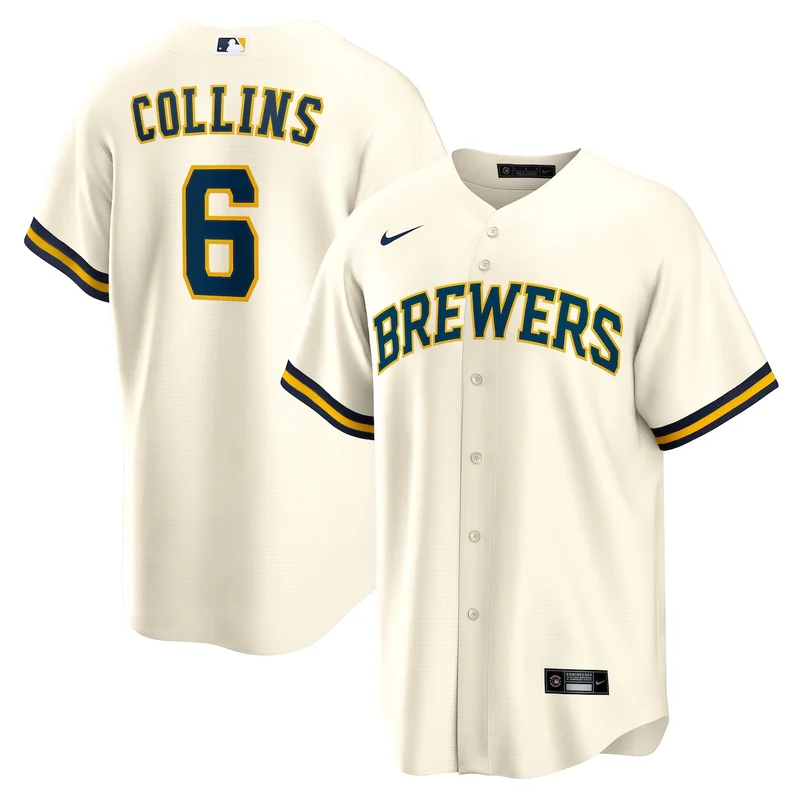 Milwaukee Brewers Christian Yelich Powder Blue City Connect Player Jersey - Image 2