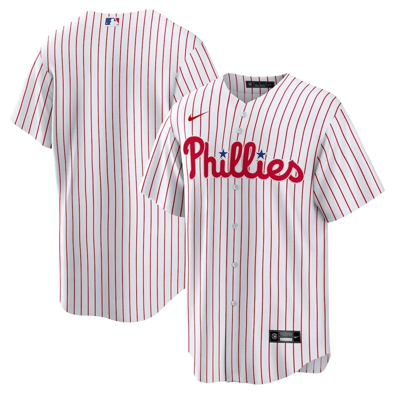 Philadelphia Phillies White Home Elite Jersey - Image 2