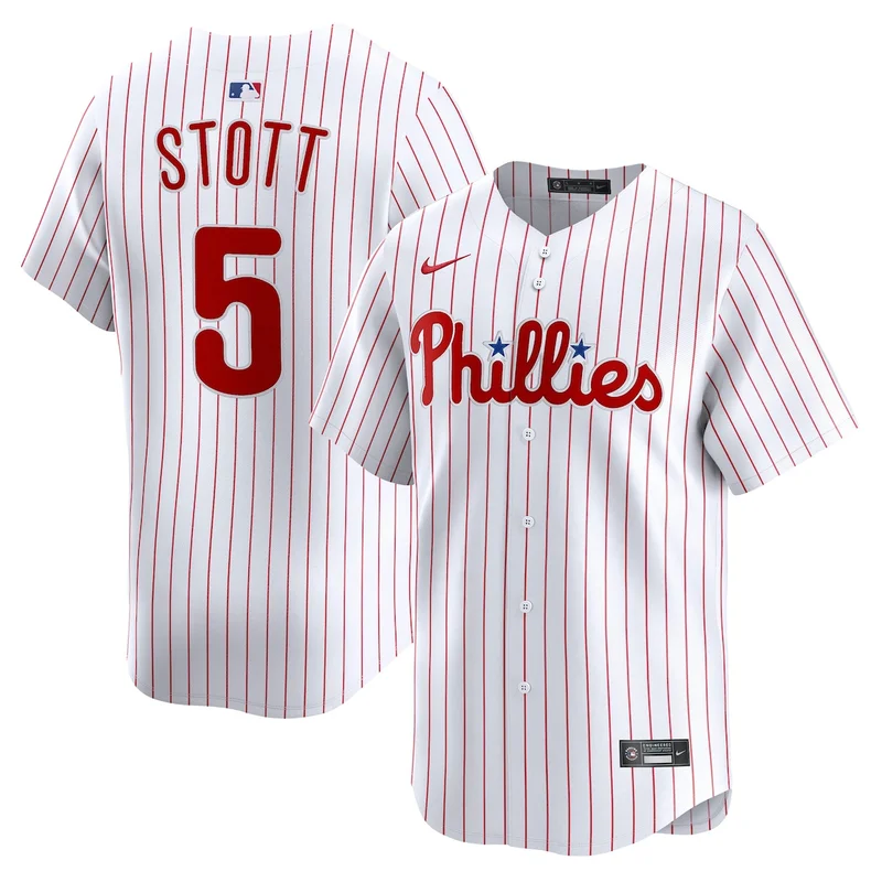 Philadelphia Phillies White Home Elite Jersey - Image 5