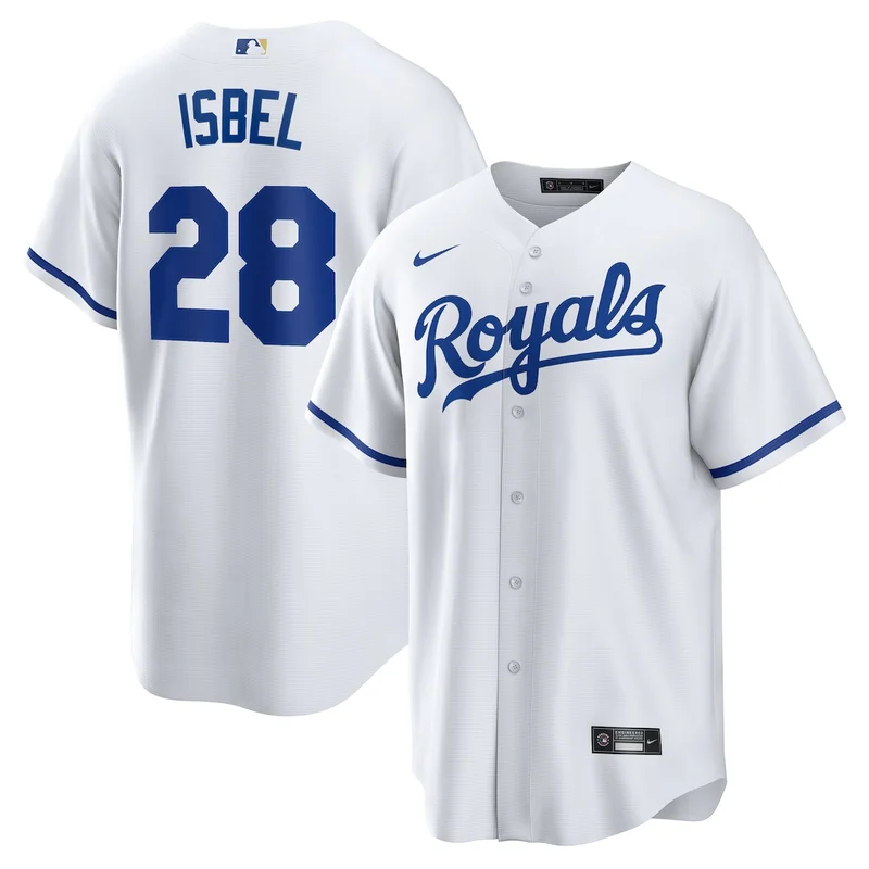 Kansas City Royals MJ Melendez White Home Limited Player Jersey - Image 3