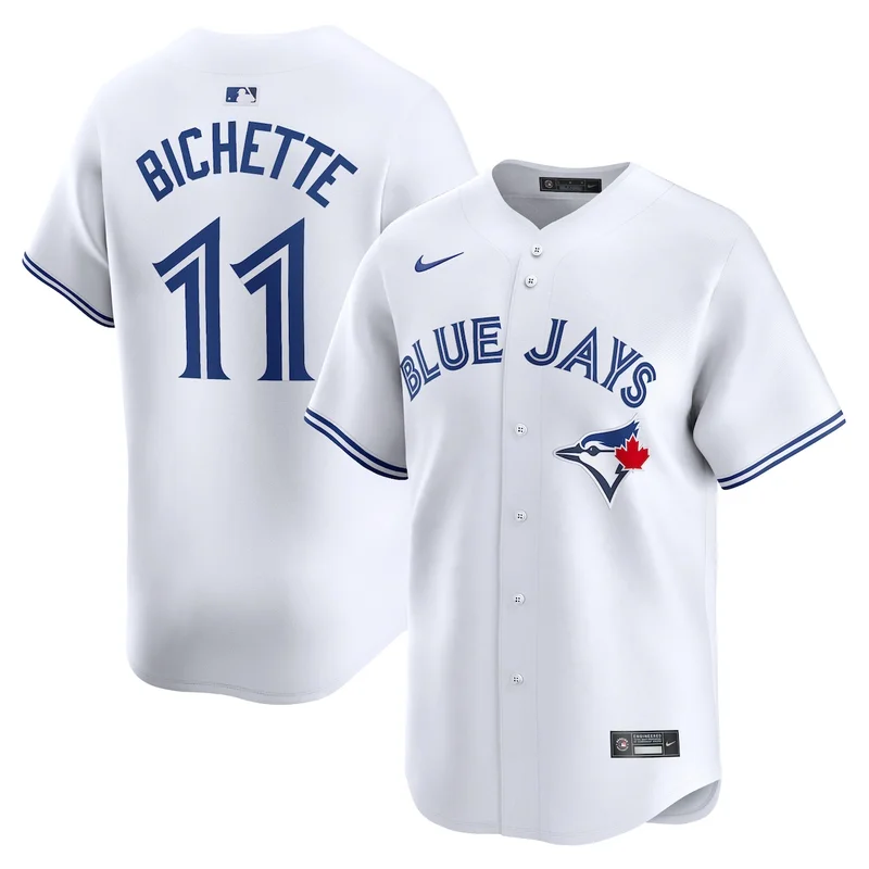 Toronto Blue Jays Bo Bichette Rush Blue Alternate 2 Jersey - Image 3