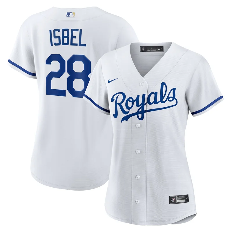 Kansas City Royals White Home Limited Custom Jersey - Image 2