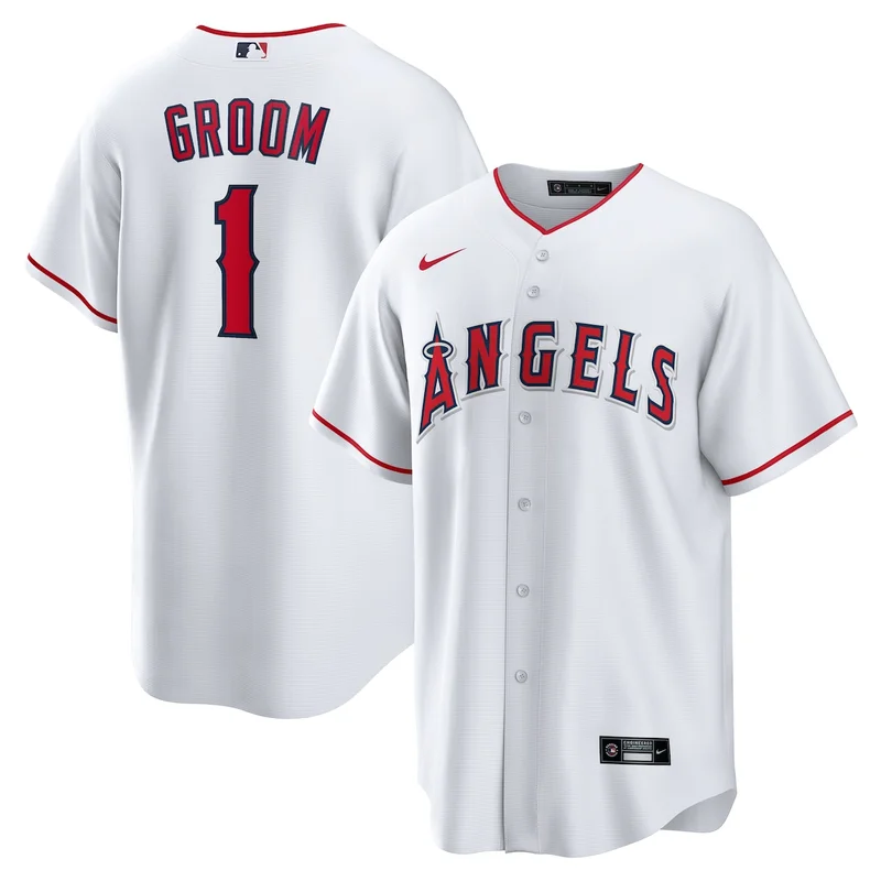 Los Angeles Angels Logan O'Hoppe White Home Jersey - Image 3