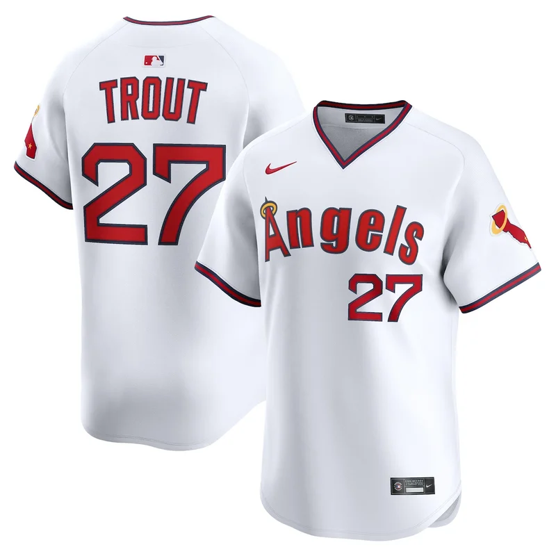 Los Angeles Angels Logan O'Hoppe White Home Jersey - Image 4