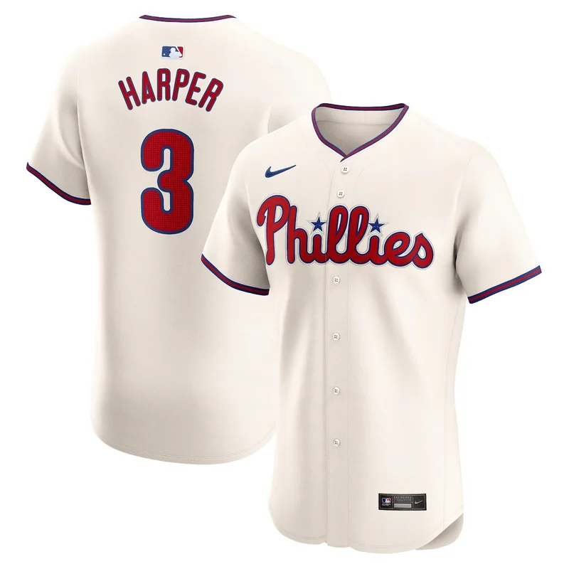 Philadelphia Phillies Kyle Schwarber White Player Jersey - Image 2