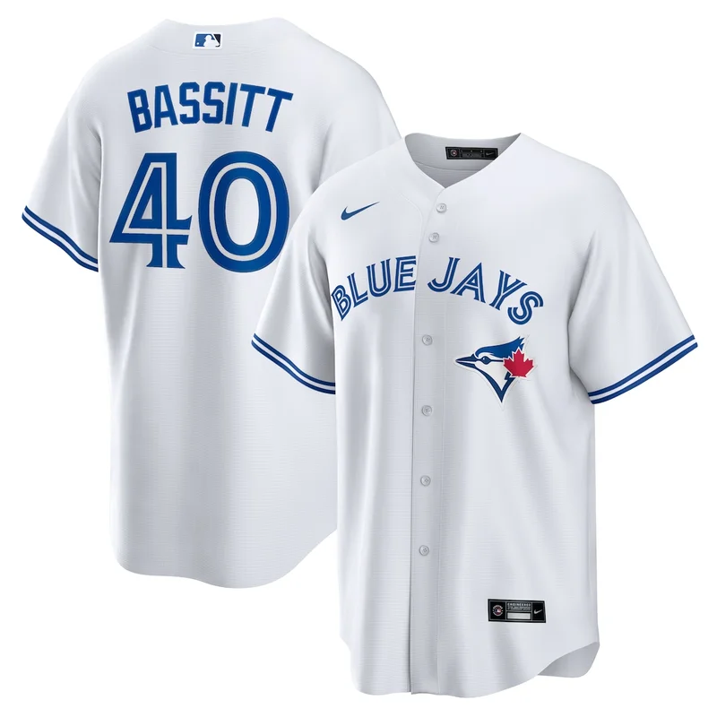 Toronto Blue Jays Ernie Clement White Home Jersey - Image 4
