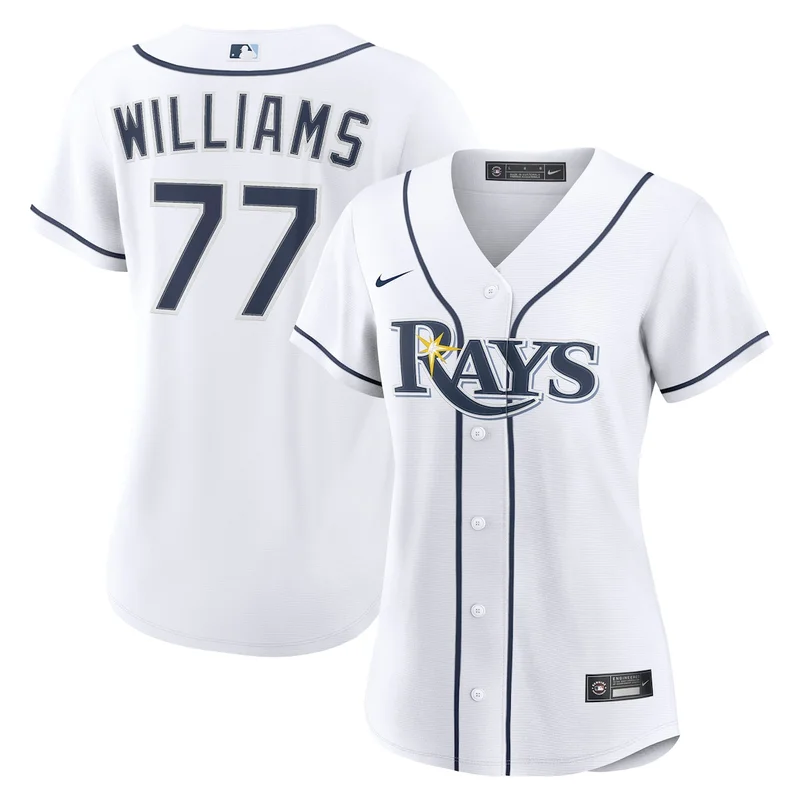 Tampa Bay Rays Junior Caminero White Home Limited Player Jersey - Image 5