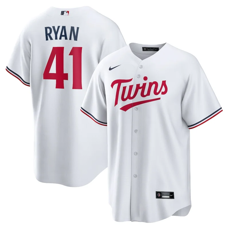 Minnesota Twins White #1 Mom Home Jersey - Image 5