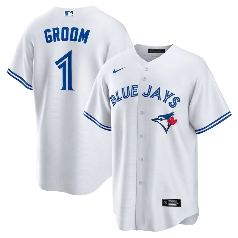 Toronto Blue Jays Bo Bichette Powder Blue Alternate Player Name Jersey - Image 4