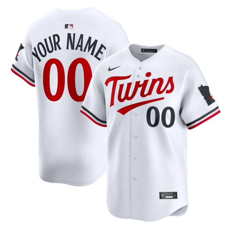 Minnesota Twins White #1 Mom Home Jersey - Image 2