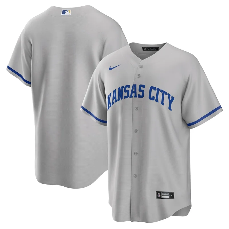 Kansas City Royals Gray Road Team Jersey