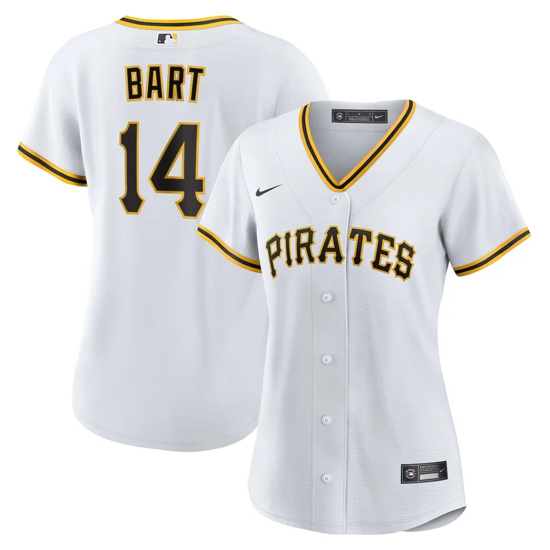Pittsburgh Pirates Joey Bart White Home Jersey