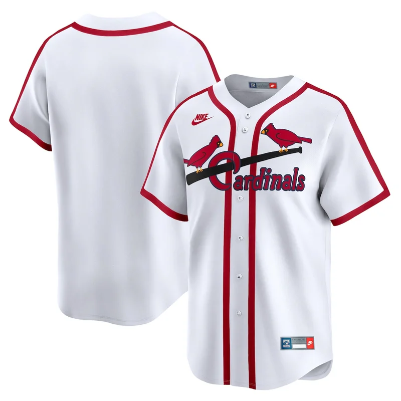 St Louis Cardinals White Cooperstown Collection Limited Jersey