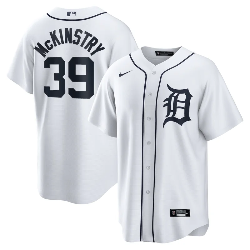 Detroit Tigers White Home Team Jersey - Image 3