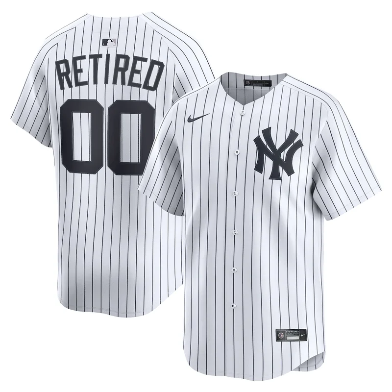 New York Yankees White Home Limited Pick-A-Player Retired Roster Jersey