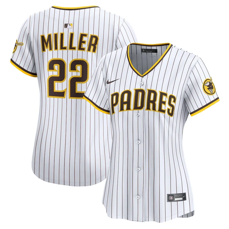San Diego Padres Mason Miller White Home Limited Player Jersey
