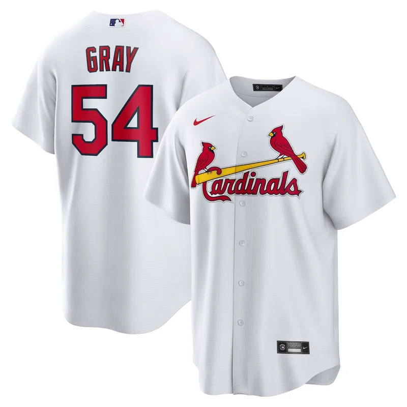 St Louis Cardinals White Cooperstown Collection Limited Jersey - Image 4