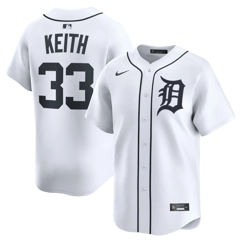 Detroit Tigers White Home Team Jersey - Image 5