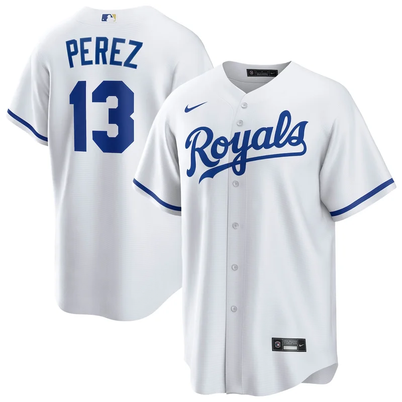 Kansas City Royals White Home Limited Jersey - Image 3