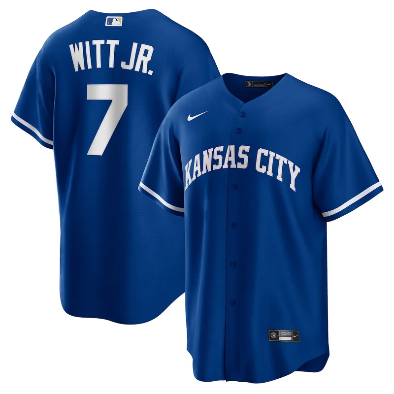 Kansas City Royals Bo Jackson Royal Cooperstown Collection Big & Tall Mesh Batting Practice Jersey - Image 2