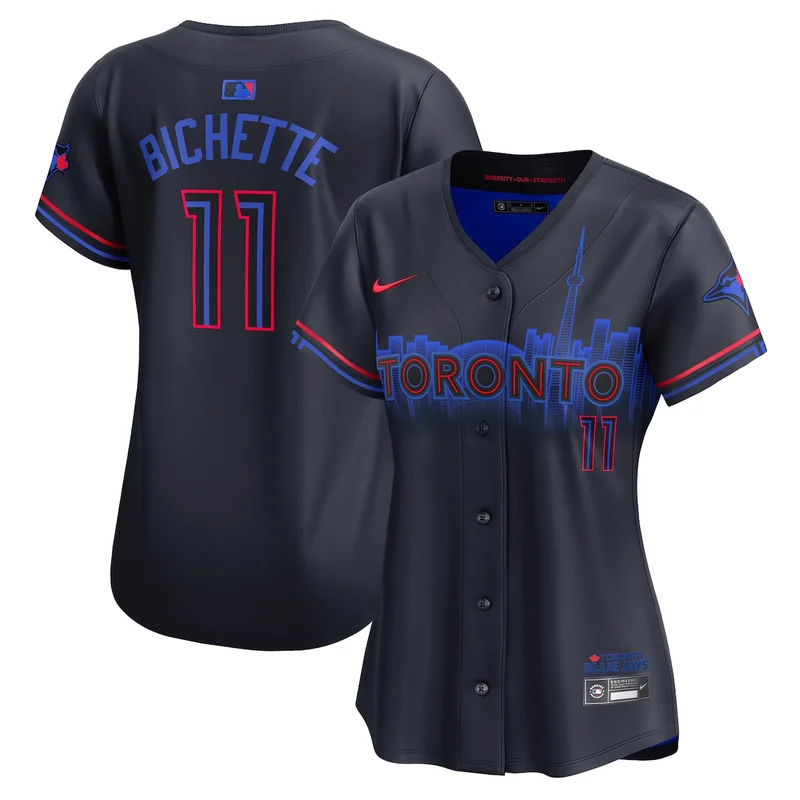 Toronto Blue Jays Bo Bichette Navy 2024 City Connect Limited Player Jersey