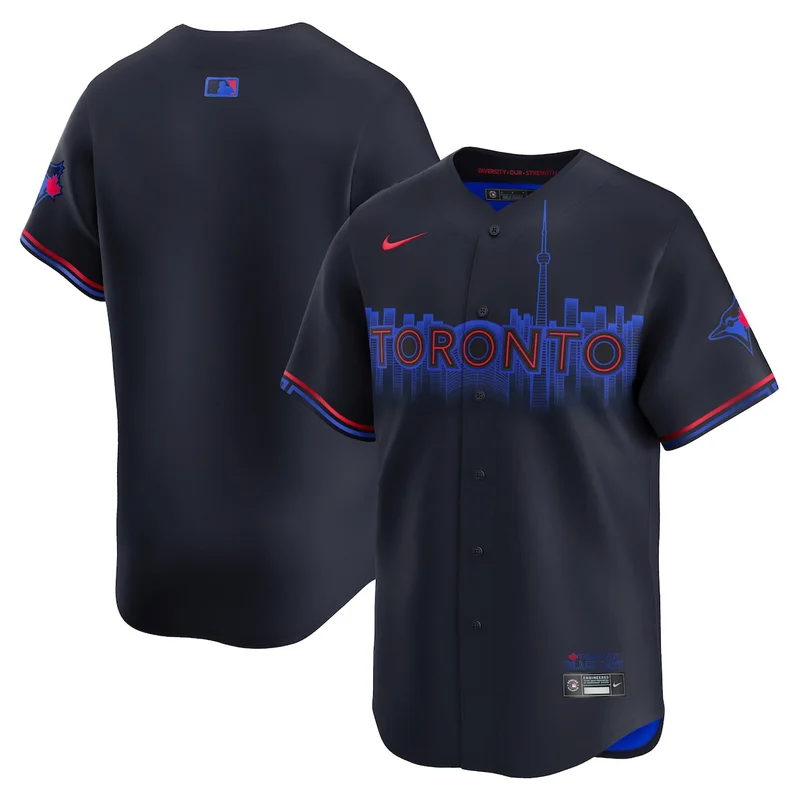 Toronto Blue Jays Bo Bichette Navy 2024 City Connect Limited Player Jersey - Image 4