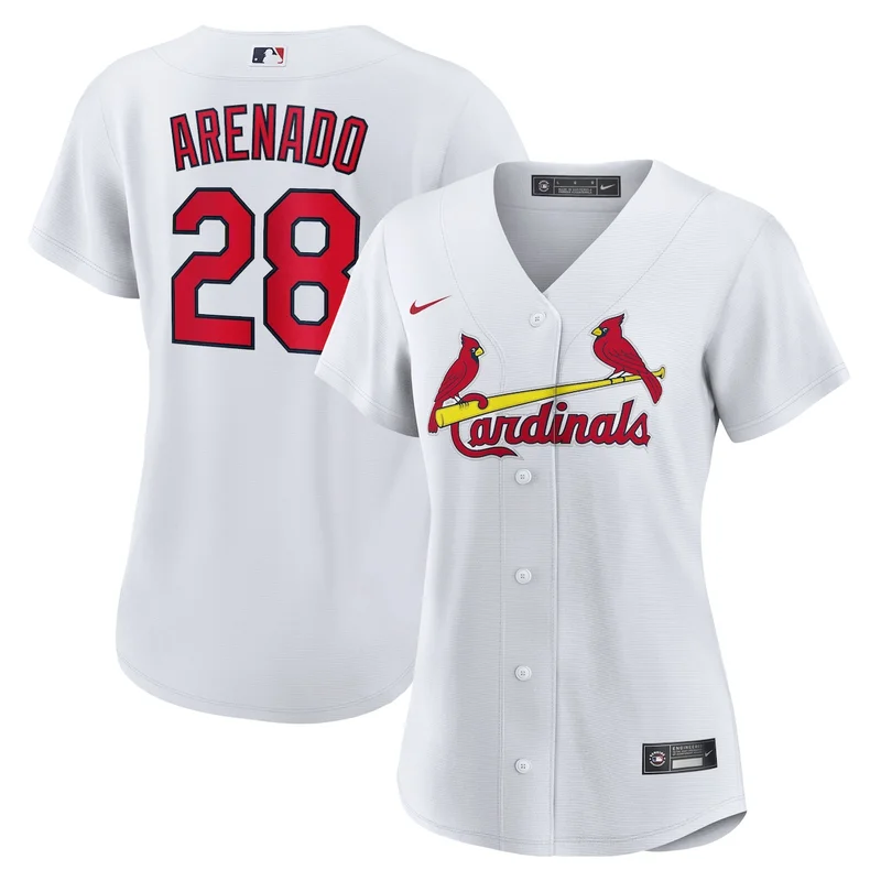 St Louis Cardinals Nolan Arenado Red 2024 City Connect Limited Player Jersey - Image 4