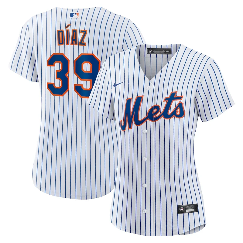 New York Mets Ronny Mauricio White Home Jersey - Image 3