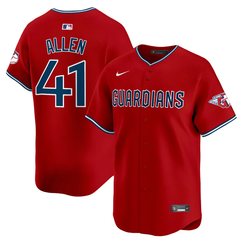 Cleveland Guardians #41 Allen Red Jersey 2025 Vapor Premier Limited All Stitched
