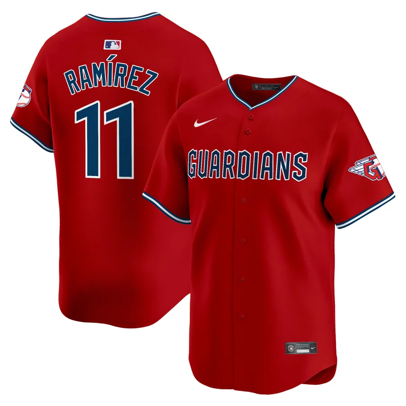 Cleveland Guardians #11 Ramirez Red Jersey 2025 Vapor Premier Limited All Stitched