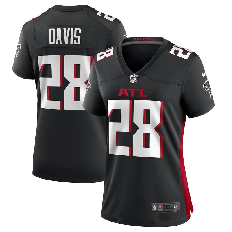 Atlanta Falcons Michael Vick Black Big & Tall 2002 Retired Player Jersey - Image 4