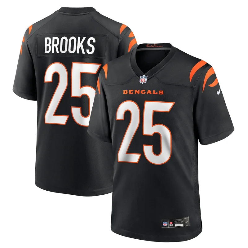 Cincinnati Bengals T. J. Houshmandzadeh Black Team Retired Player Game Jersey - Image 2