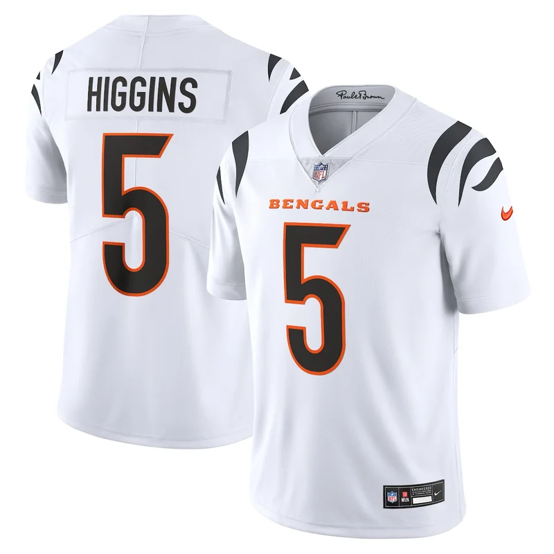 Cincinnati Bengals Tee Higgins Orange Alternate Game Jersey - Image 5