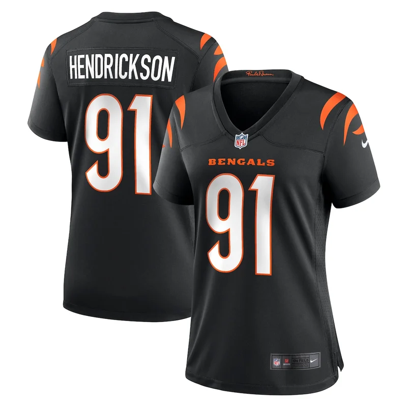 Cincinnati Bengals Trey Hendrickson Black Game Jersey - Image 2